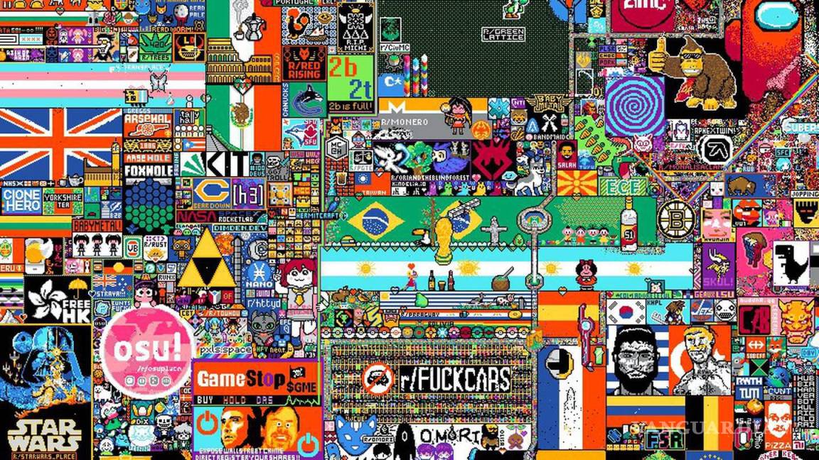 $!Consentidos de la cultura pop, como Star Wars, Donkey Kong, Kirby y Among Us tienen su lugar en el mural virtual