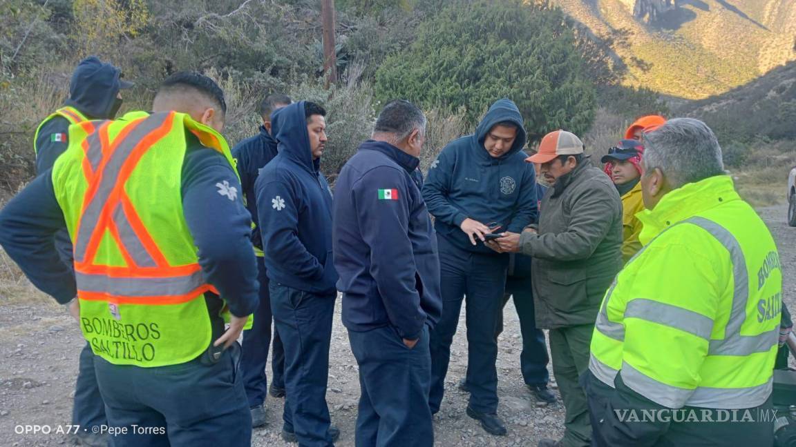 $!Equipos de rescate revisaron senderos en la Sierra de Zapalinamé en búsqueda de los jóvenes.