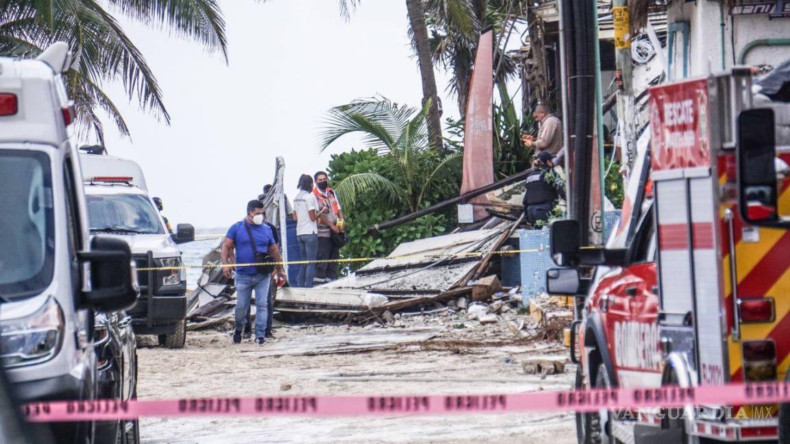 Deja 2 muertos explosión en Kool Beach en Playa del Carmen