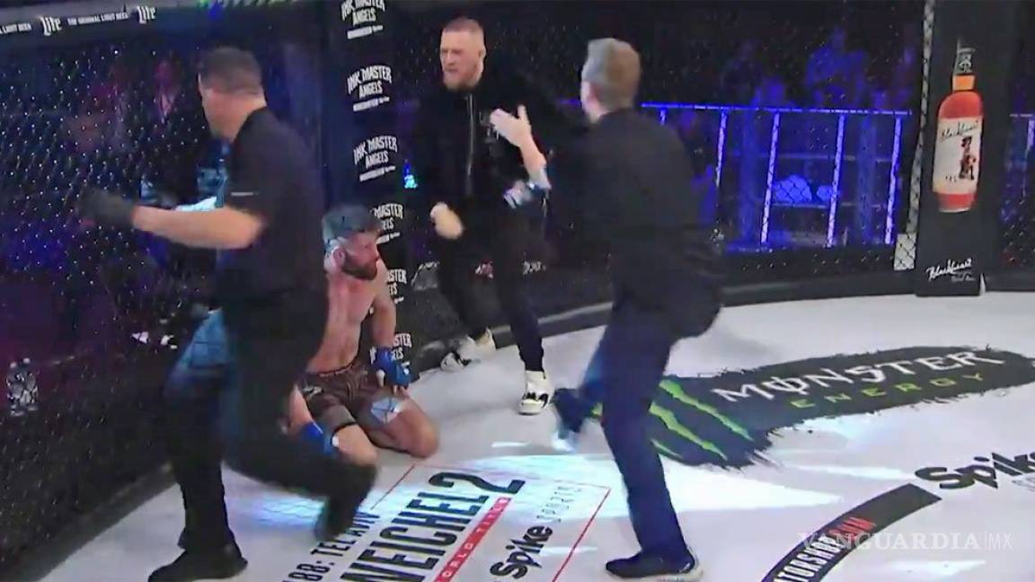 McGregor acude a Bellator y pelea con un referee