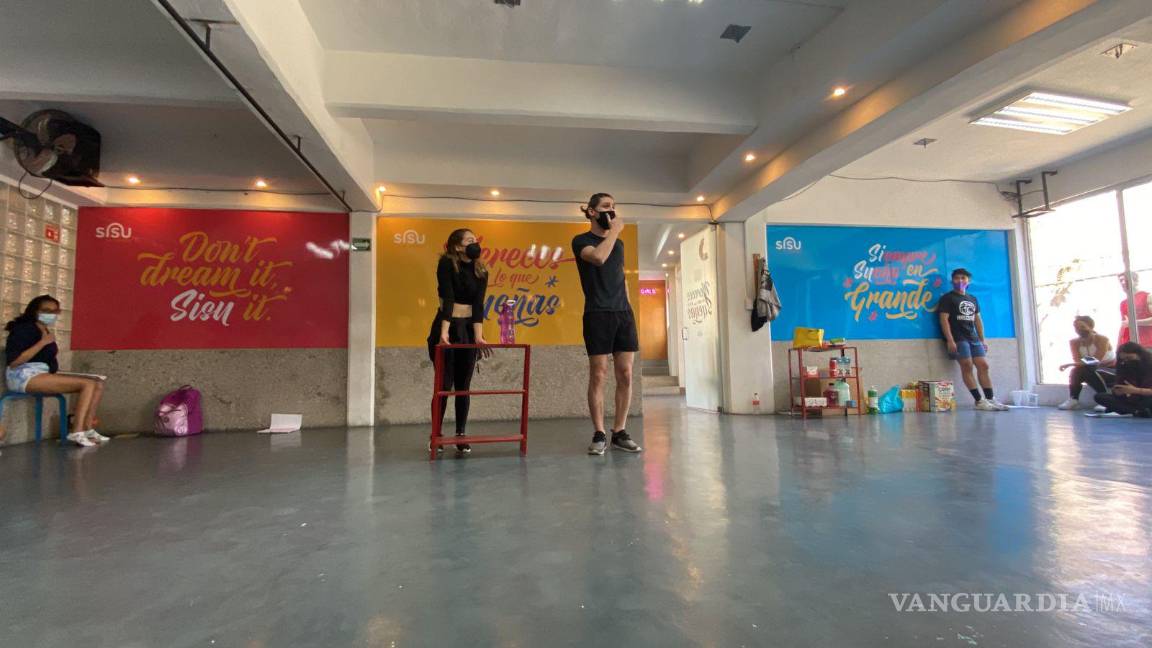 $!María José compartió con VANGUARDIA algunas imágenes de los primeros ensayos de esta puesta en escena.