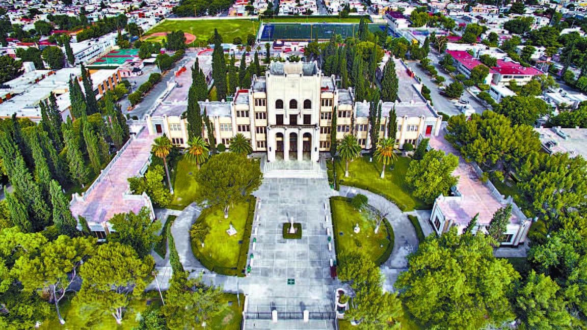 $!Vista aérea del edificio actual del Ateneo Fuente de Saltillo.
