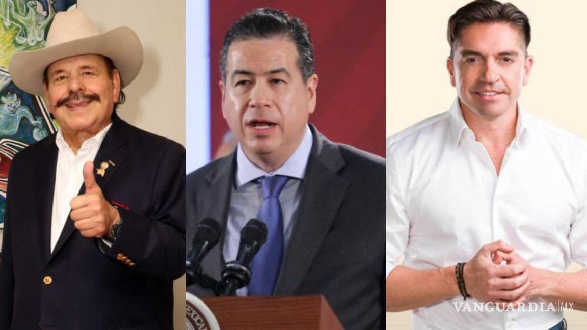 Van 3 por candidatura de Morena en Coahuila; se inscriben Guadiana, Mejía Berdeja y Fernando Salazar