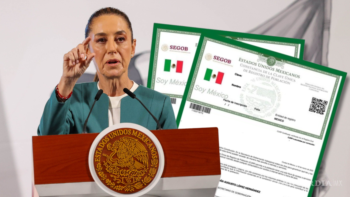 CURP 2025: Sheinbaum plantea hacer este cambio en la función del documento en todo México