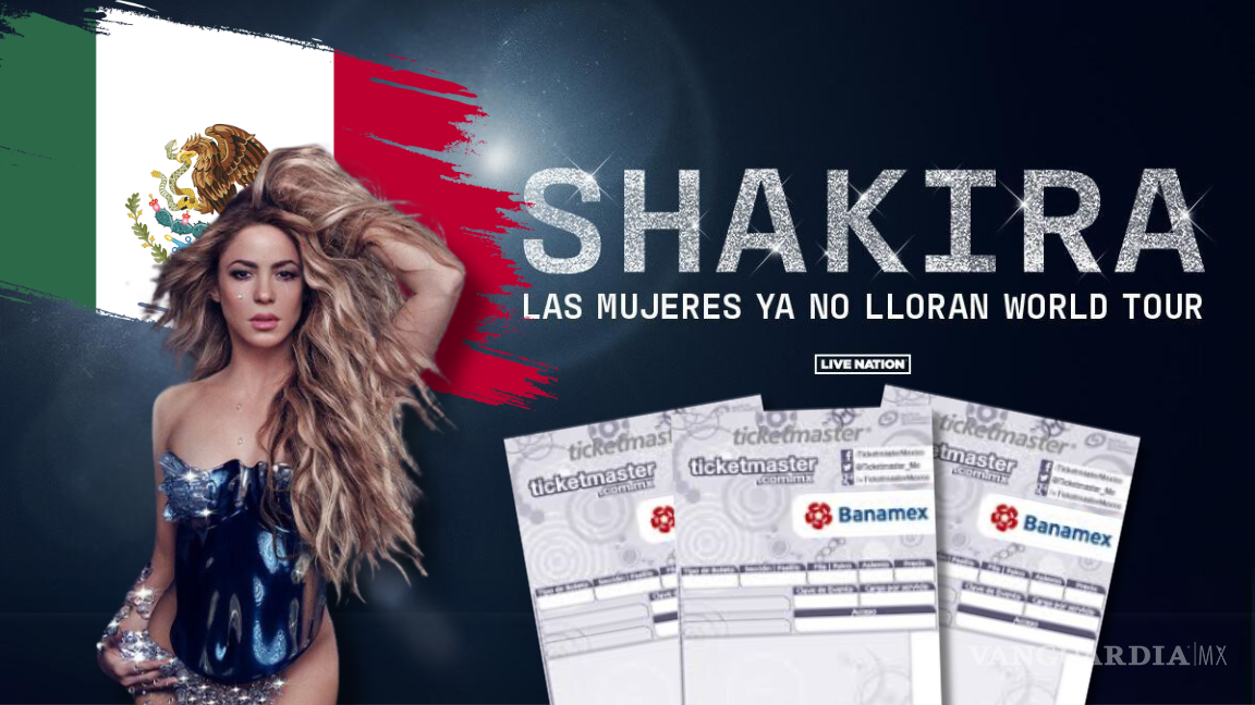 Shakira en México ¿Cuánto cuestan los boletos en Ticketmaster y cuándo inician las preventas?