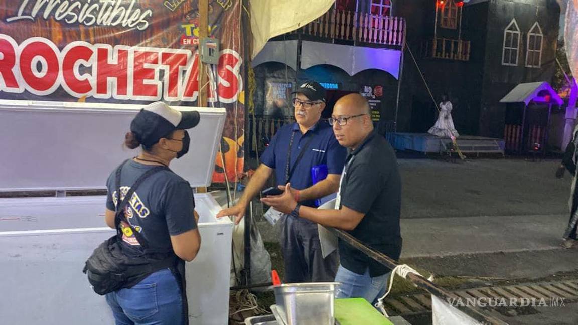 Verifican calidad de la comida que se vende en la Feria de Saltillo