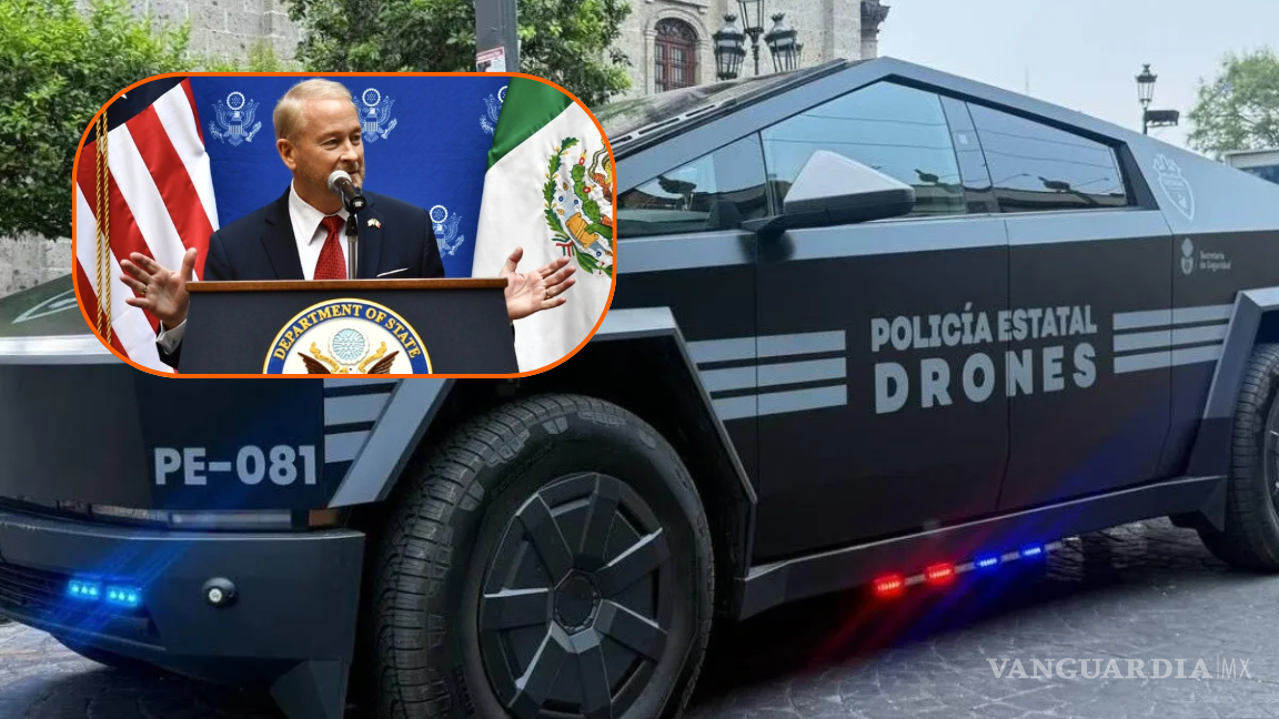 Embajada de Estados Unidos celebra compra de Cybertrucks para flota policial