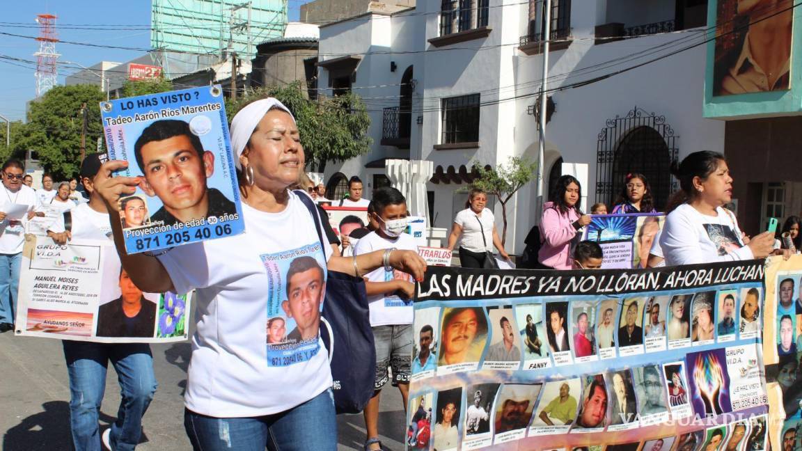 Familias de desaparecidos en Torreón se retiran de Marcha Nacional del 21 de enero: ‘Xóchitl está detrás’