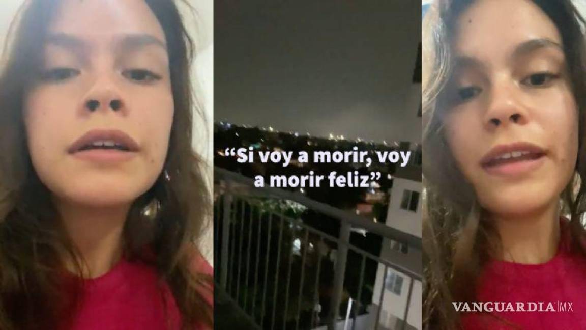 ‘Si voy a morir, voy a morir feliz’... el día en que una chica decidió hacer esto... en lugar de huir del sismo de 2021 en CDMX (video)