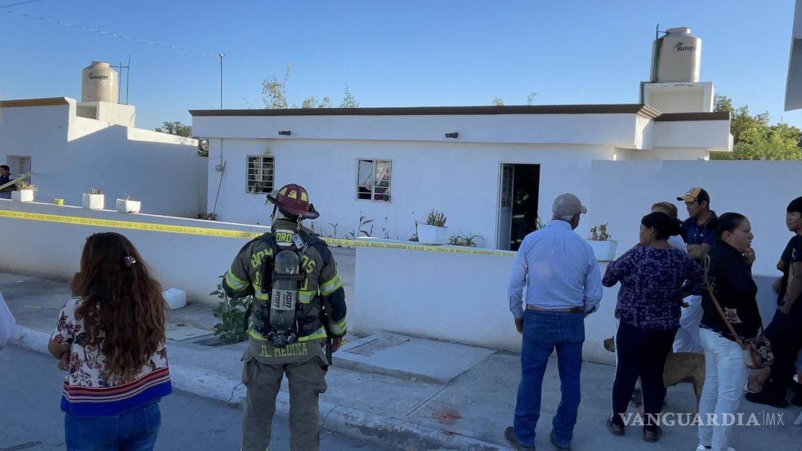 Muere hombre durante incendio en su vivienda, al norte de Saltillo