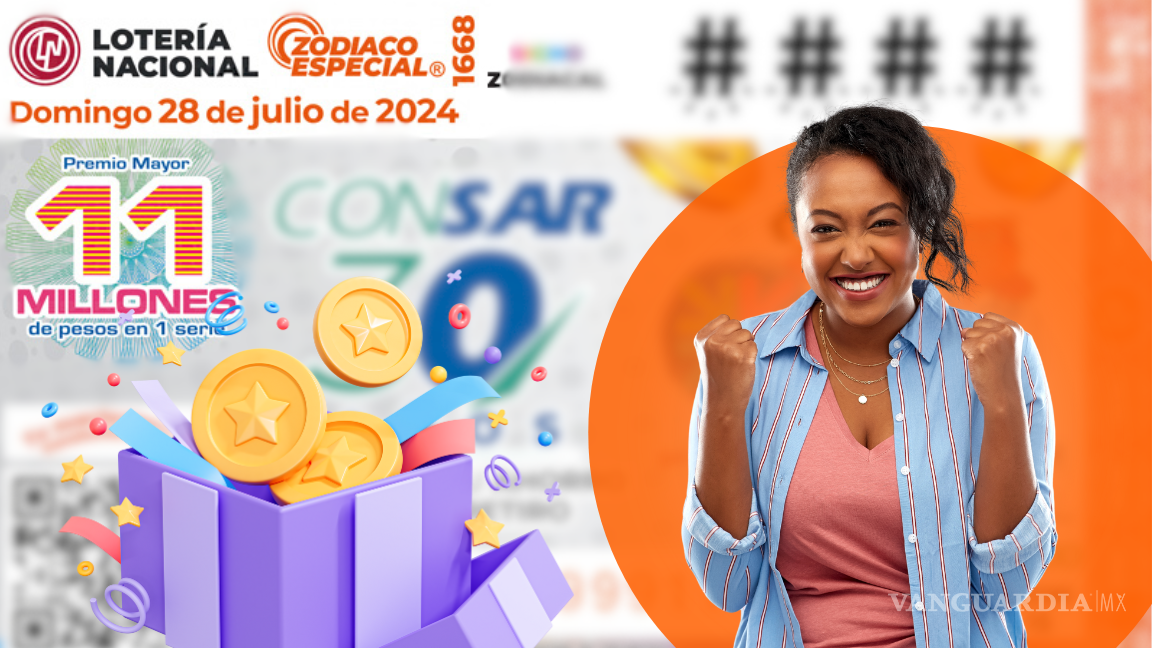 Lista completa de RESULTADOS Sorteo Zodiaco Especial 1668 del domingo 28 de julio de la Lotería Nacional