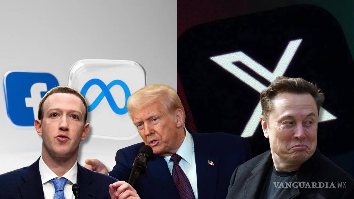 Elon Musk, Mark Zuckerberg y el ascenso digital de Donald Trump