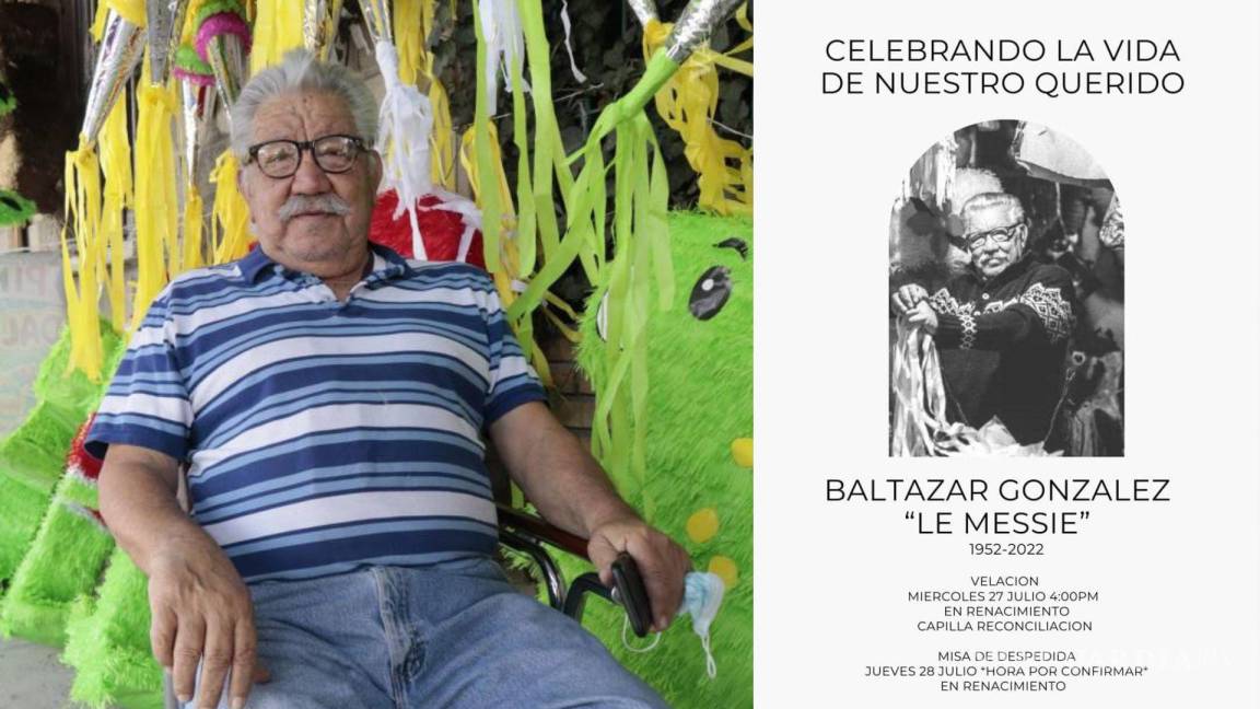 ‘Matamoros queda pintada de sus colores’; despiden a fundador de la calle de las piñatas en Saltillo