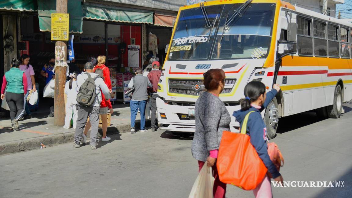 Saltillo: perdonan refrendos a concesionarios de Transporte Público adheridos a la NET
