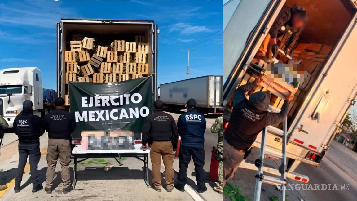 Operativos de seguridad detienen cargamento de Fentanilo y Nopales, en carretera de Sonora