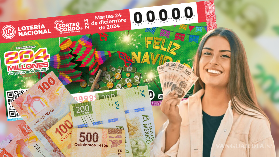 Sorteo Gordo de Navidad 2024: ¿Cómo participar para ganar hasta 204 millones de pesos con la Lotería Nacional?