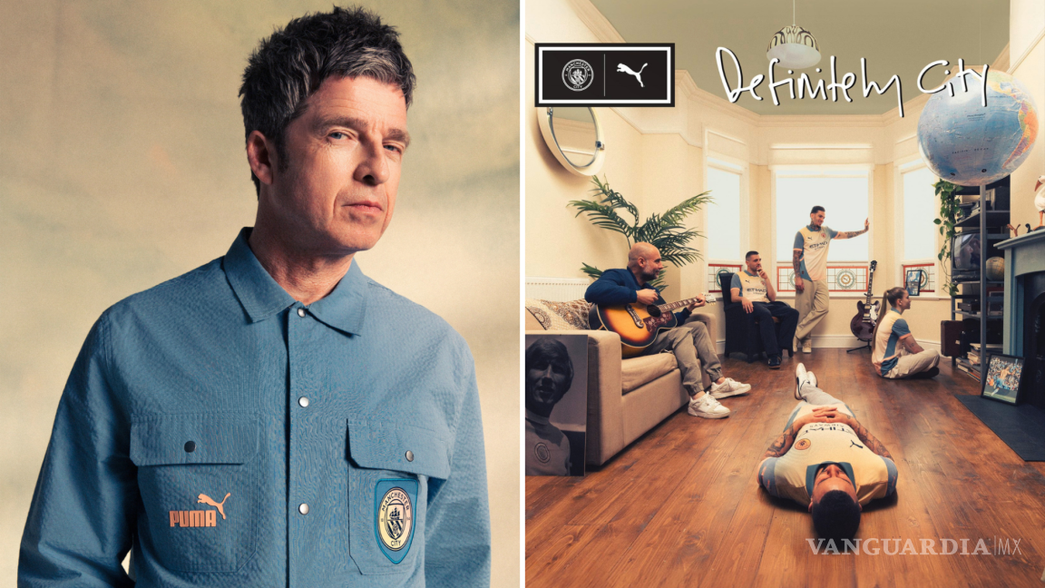 Manchester City y Noel Gallagher presentan el cuarto uniforme 2024-25 inspirado en Oasis