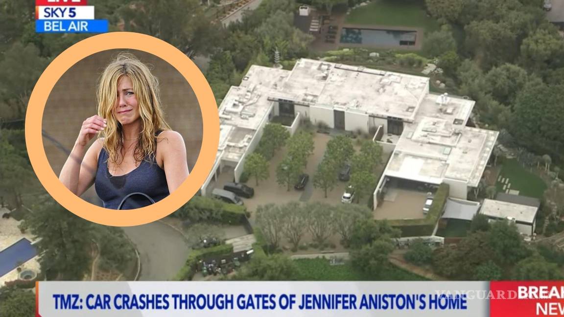 ¿Qué le pasó a Jennifer Aniston? Autoridades detienen a hombre que ‘chocó’ en su mansión de 21 MDD