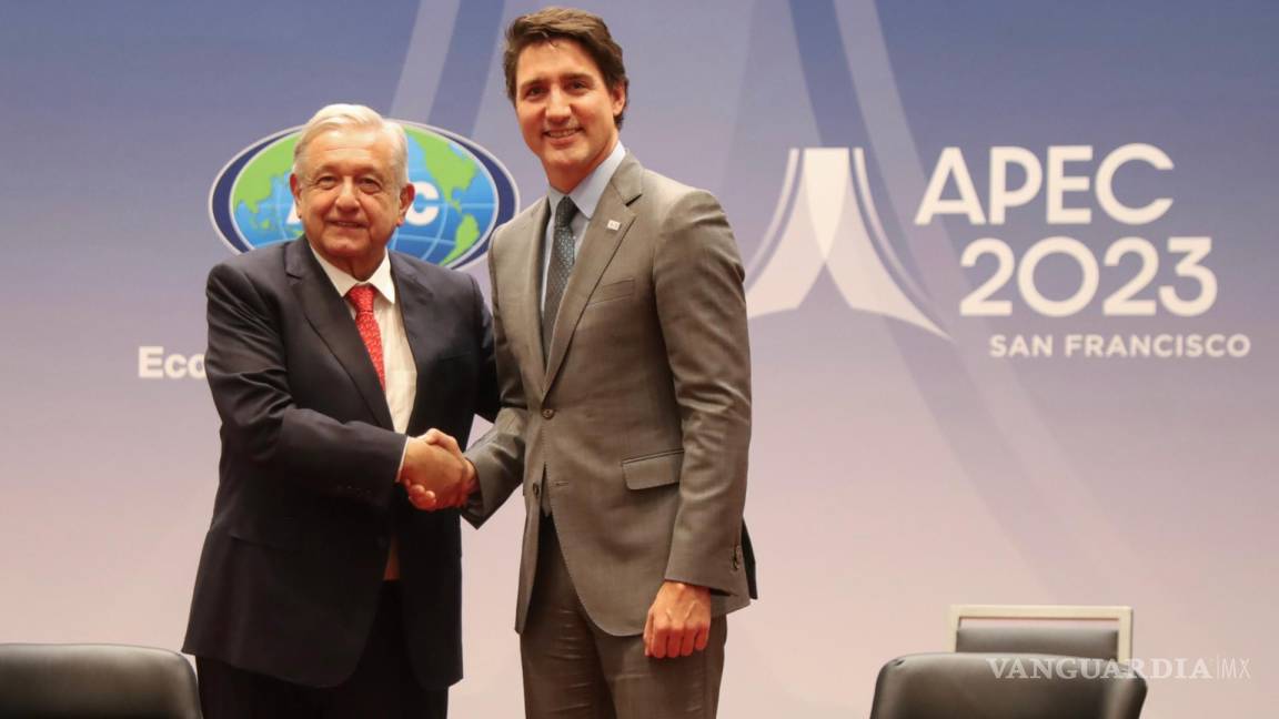 AMLO se reúne con Justin Trudeau en el marco de la APEC