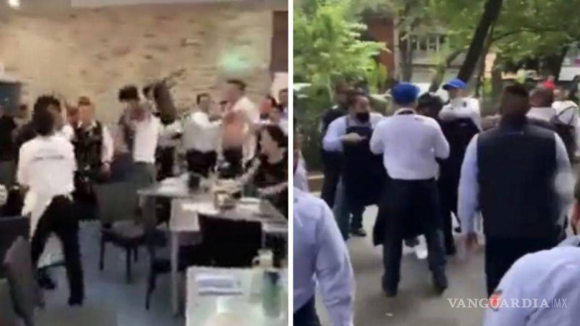 Pelea campal en un restaurante de la CDMX porque una mesera quemó a una bebé