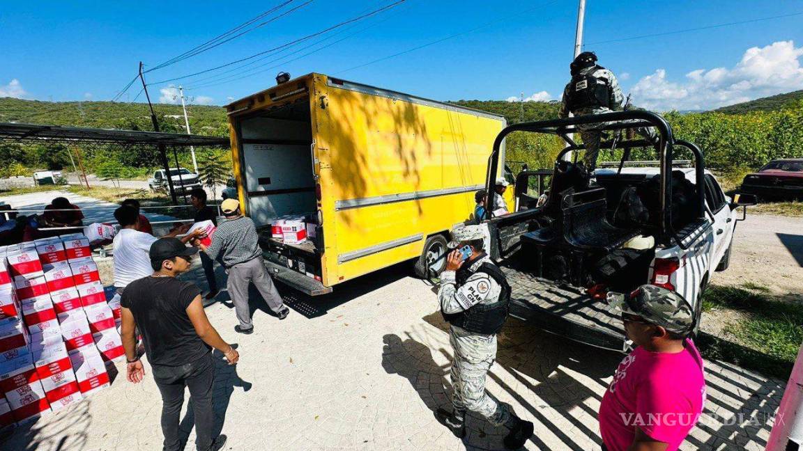 Envía Nuevo León 26 toneladas de donativo en especie y ayuda humanitaria a Guerrero