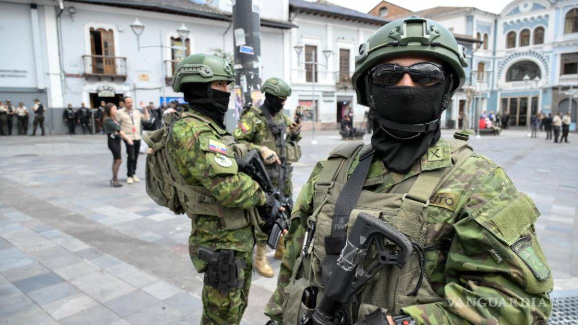 Se mantiene despliegue militar en Ecuador, Noboa emite nuevo decreto