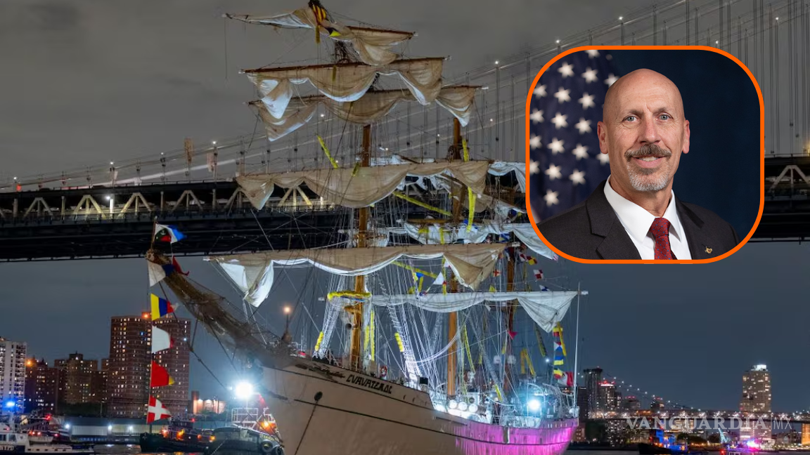 Estados Unidos espera autorización de México para subir al buque Cuauhtémoc