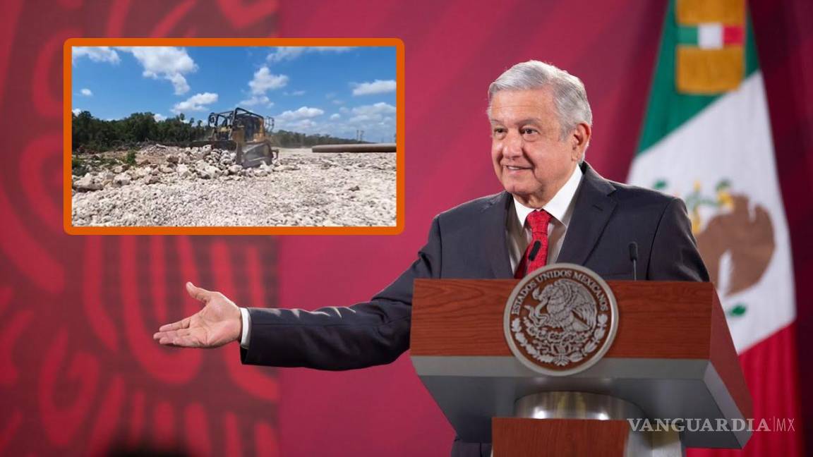 AMLO se lanza contra ‘pseudoambientalistas corruptos’ que denuncian daños a vestigios arqueológicos por la construcción del Tren Maya