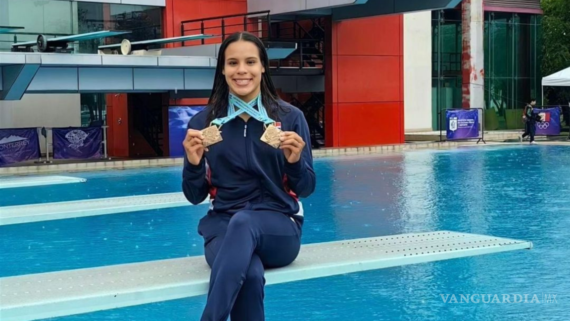 El ‘salto’ olímpico de Victoria Garza: la saltillense que representará a República Dominicana por primera vez en clavados