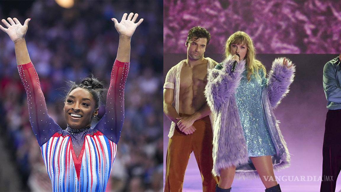 ¡Su amiga la respalda! Demuestra Simone Biles fanatismo y admiración por Taylor Swift