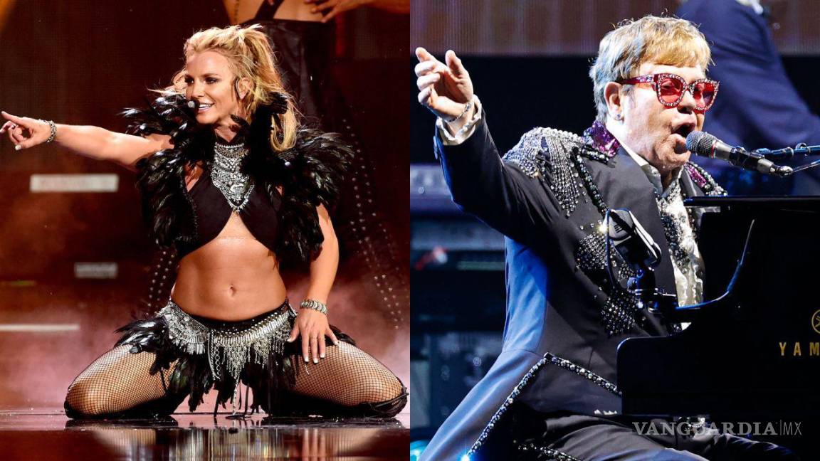 Ponen fecha y dan adelanto de la colaboración musical de Britney Spears y Elton John