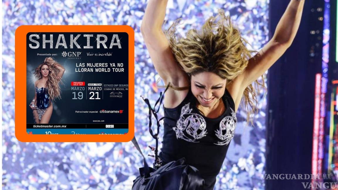 Desmienten concierto de Shakira en Saltillo... ¡pero agrega nuevas fechas a Monterrey y Guadalajara!