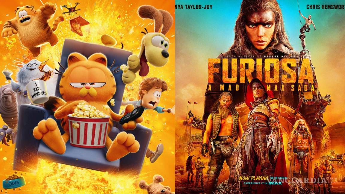 ‘Furiosa’, pero con la taquilla... ‘Garfield’ e ‘If’ destronan a la nueva película de ‘Mad Max’ en cines