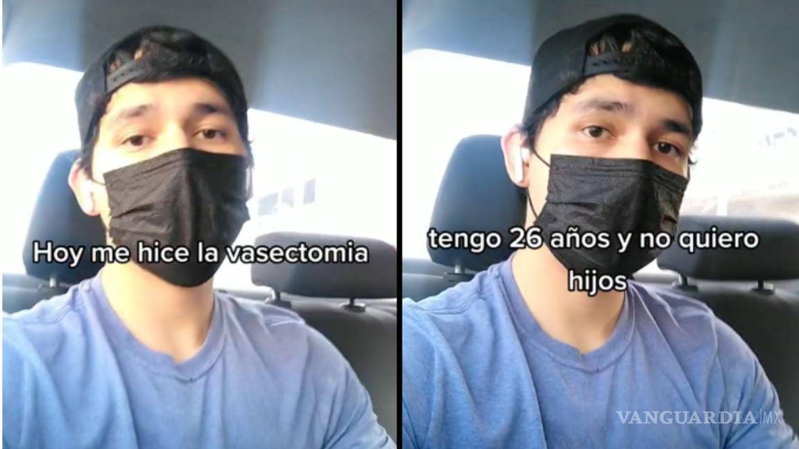 ‘El hombre también puede decidir no tener hijos’: coahuilense de 26 años tras vasectomía