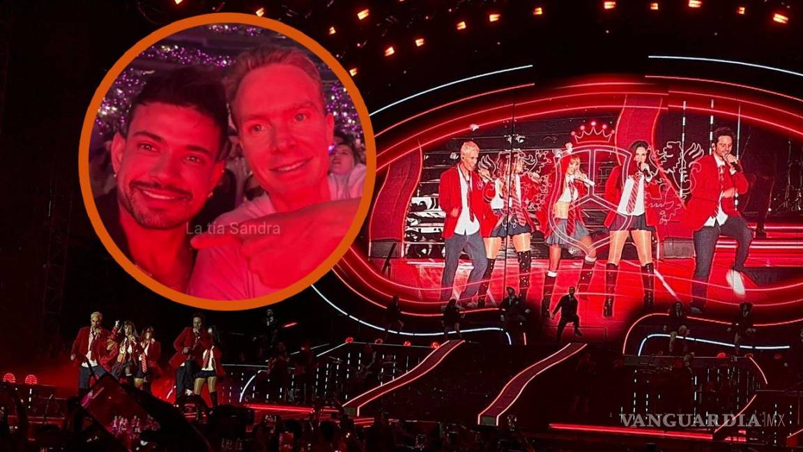 ‘Amiga date cuenta’... captan a Manuel Velasco acompañado de actor gay de contenido para adulto en concierto de RBD (video)