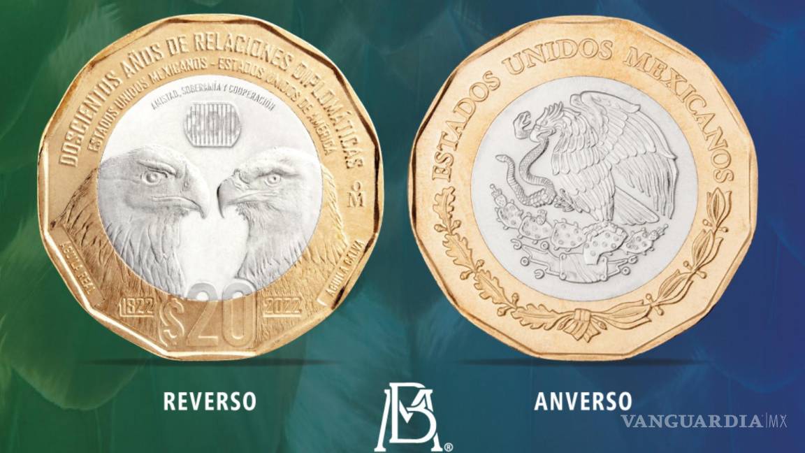 ¡20 pesos que cuentan 200 años! Descubre la joya de Banxico que une a México y EU en una moneda