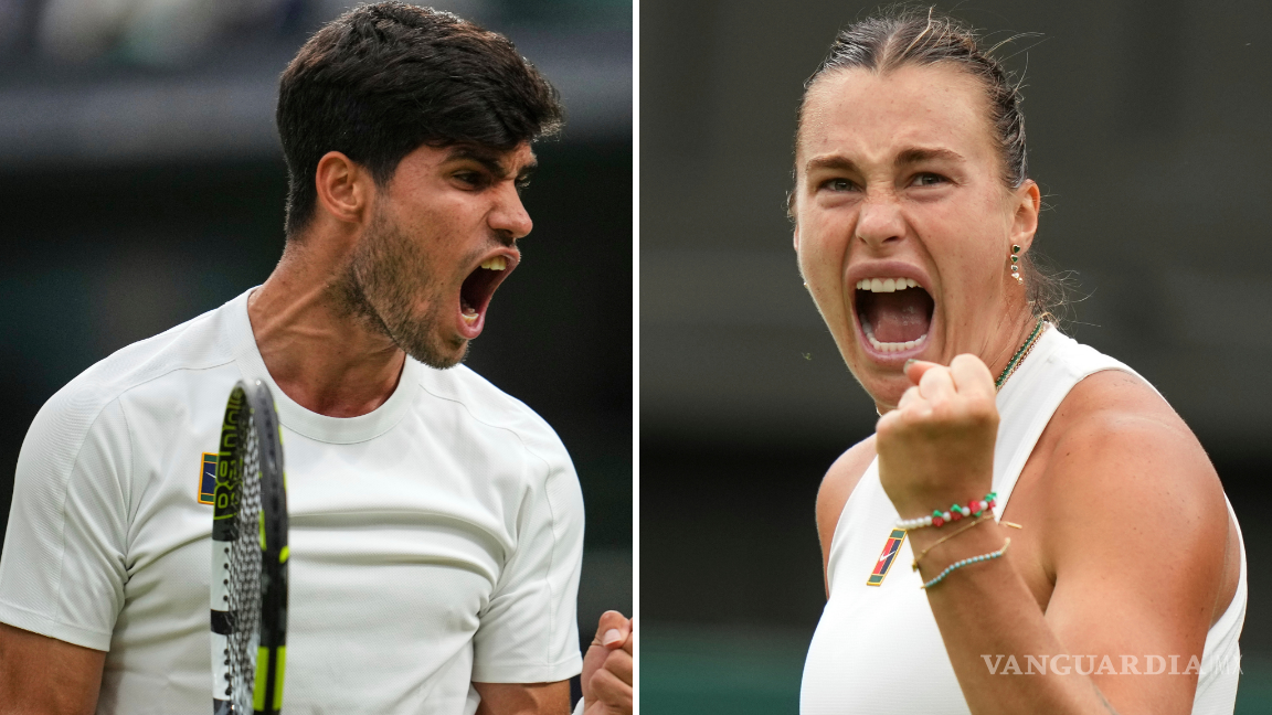 Alcaraz y Sabalenka avanzan con autoridad en Wimbledon y mantienen vivo el sueño del título