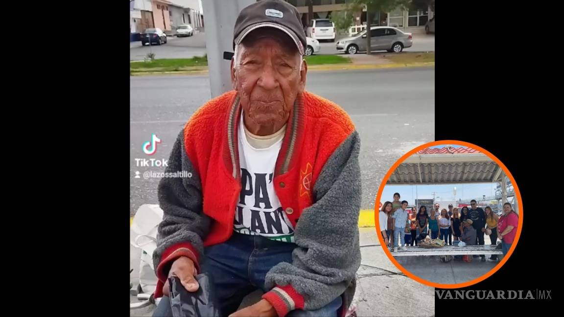 ¡Saltillo tú puedes hacer la diferencia! Buscan apoyo para vendedor ambulante de 93 años