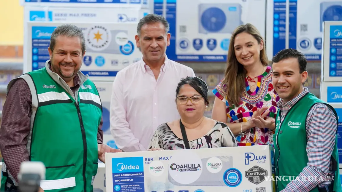 ‘Mejora Coahuila’ impulsa ahorro familiar con minisplits, tinacos y materiales a bajo costo