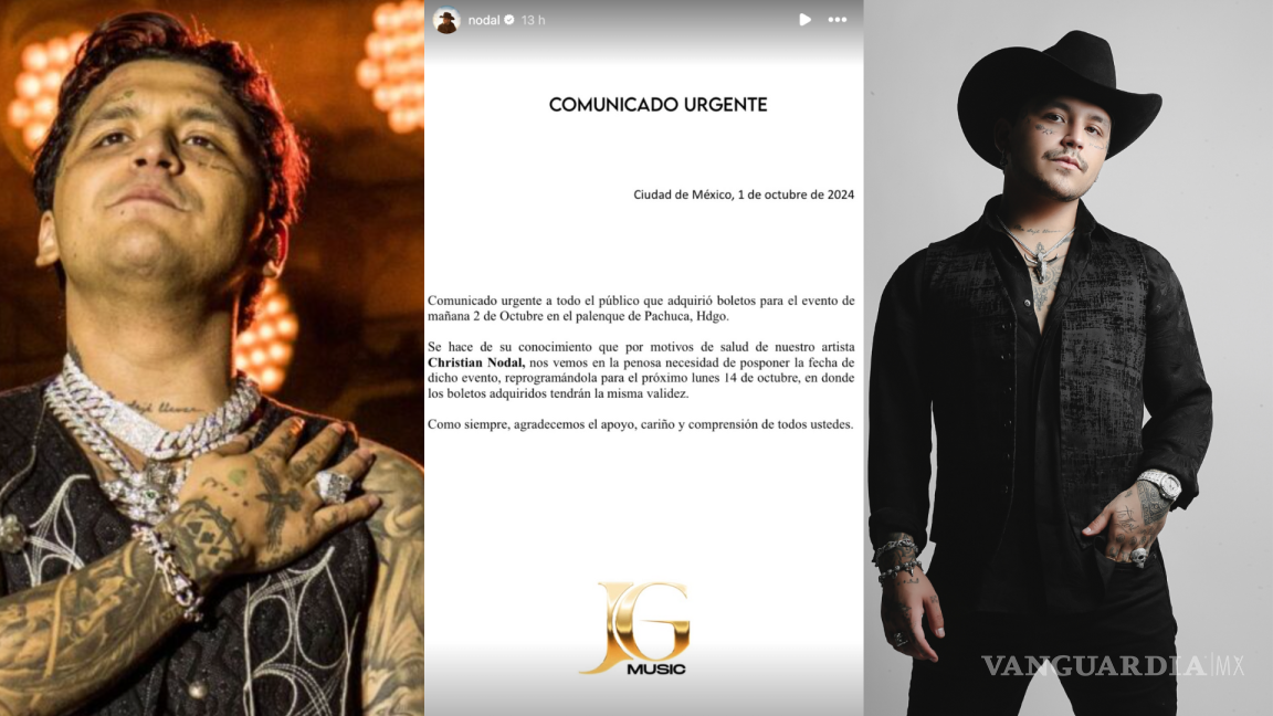 ¿Por qué hospitalizaron a Christian Nodal? Te lo contamos