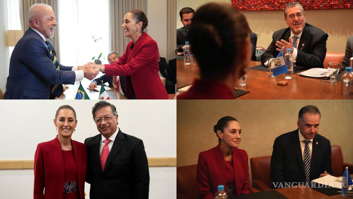 Previo a Celac, Sheinbaum se reúne con presidentes de Brasil, Colombia, Guatemala y Uruguay