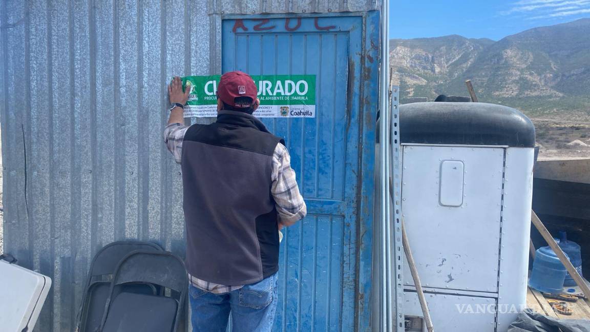 Saltillo: Clausuran tres pedreras en el sur de la ciudad; operaban de forma ilegal