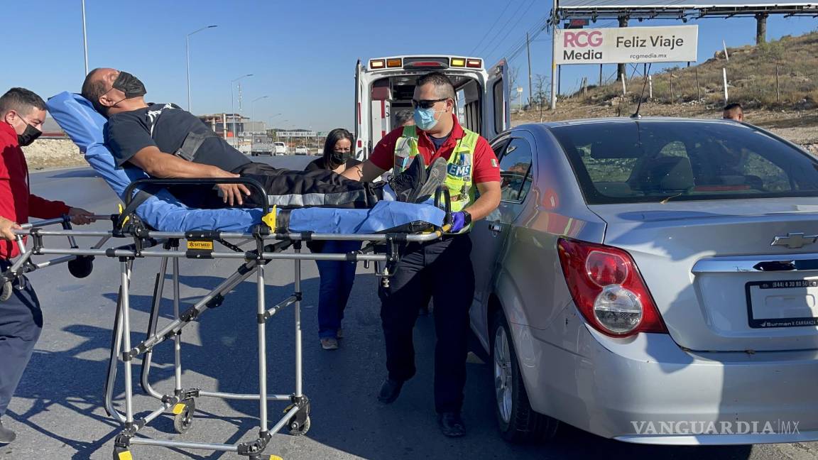Por ‘atravesado’ ocasiona accidente en Ramos Arizpe