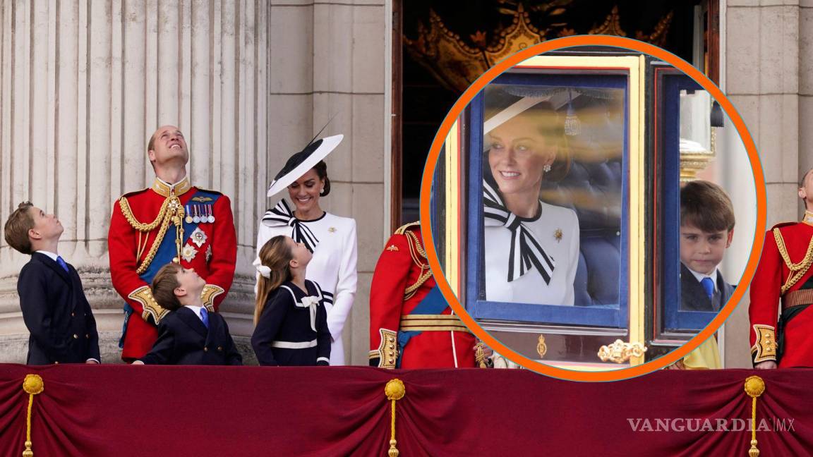 ¿Kate Middleton desaparecida? Tras 6 meses, así reaparece y sonríe en Desfile junto a príncipe Guillermo y sus hijos