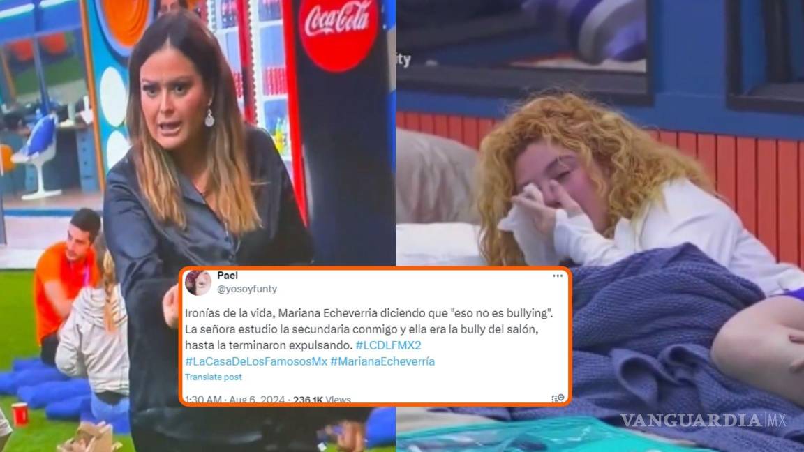 ¡Piden cancelarla! Revelan el pasado de Mariana Echeverría como ‘Bully’ antes de entrar a ‘La Casa de los Famosos México’