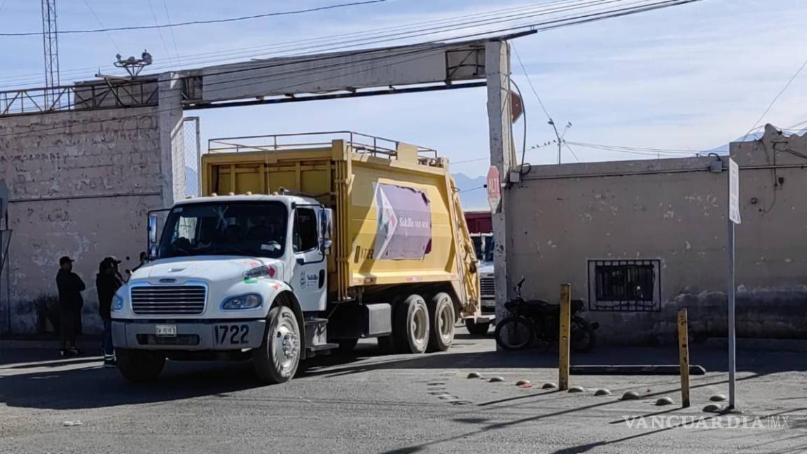 Reanudan servicio de recolección de basura en Saltillo