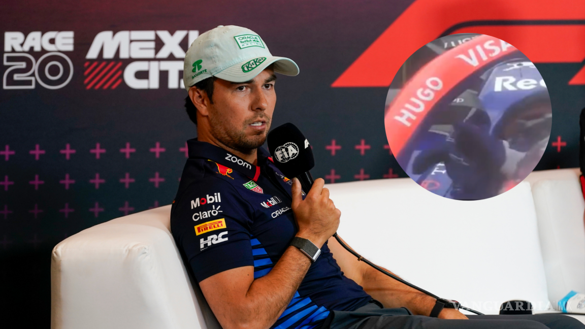 ¡Con Chequito no! Liam Lawson le hace seña obscena a Sergio Pérez en pleno GP de México