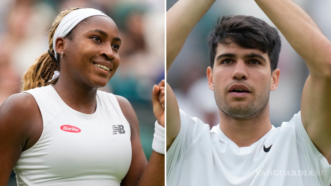 El campeón Carlos Alcaraz y Coco Gauff avanzan a la tercera ronda de Wimbledon