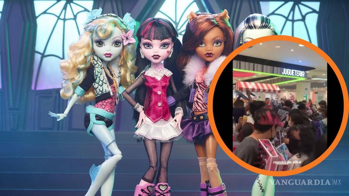‘Enloquecen’ coleccionistas y abarrotan tiendas por el regreso de las muñecas Monster High (VIDEO)