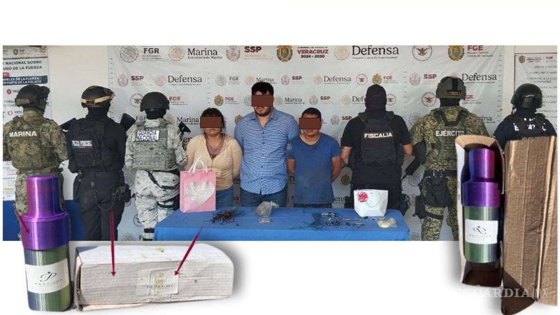 Detienen a presuntos sujetos vinculados con ‘perfumes explosivo’ de Veracruz; alertan modus operandi